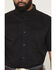 Image #3 - Cody James Men's Basic Solid Short Sleeve Button-Down Stretch Western Shirt - Big, Black, hi-res