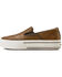 Image #2 - Ariat Women's Skylar Floral Embossed Slip-On Casual Shoes - Round Toe, Brown, hi-res