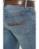 Image #4 - RANK 45&reg; Men's Roughstock Roadrunner Wash Brock Relaxed Bootcut Performance Stretch Denim Jeans, Medium Wash, hi-res