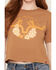 Image #2 - Kimes Ranch Women's Kimes of Luck Short Sleeve Graphic Tee, Brown, hi-res