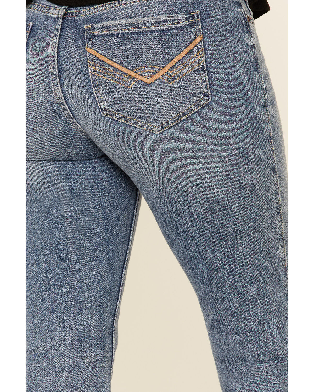 Image #3 - Idyllwind Women's Rebel Mid Rise Bootcut Stretch Denim Jeans, Blue, hi-res