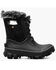 Image #2 - Bogs Women's Arcata Dash Winter Boots - Round Toe, Black, hi-res