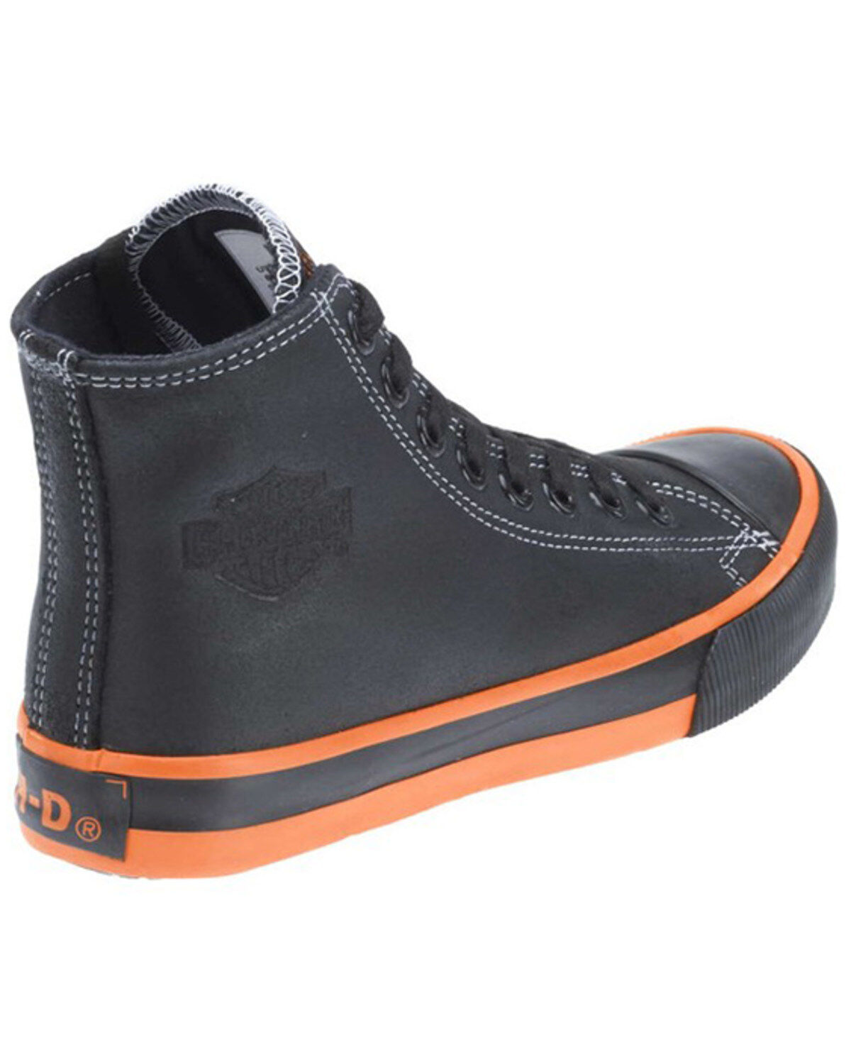Image #2 - Harley Davidson Men's Nathan Casual Shoes, Black, hi-res