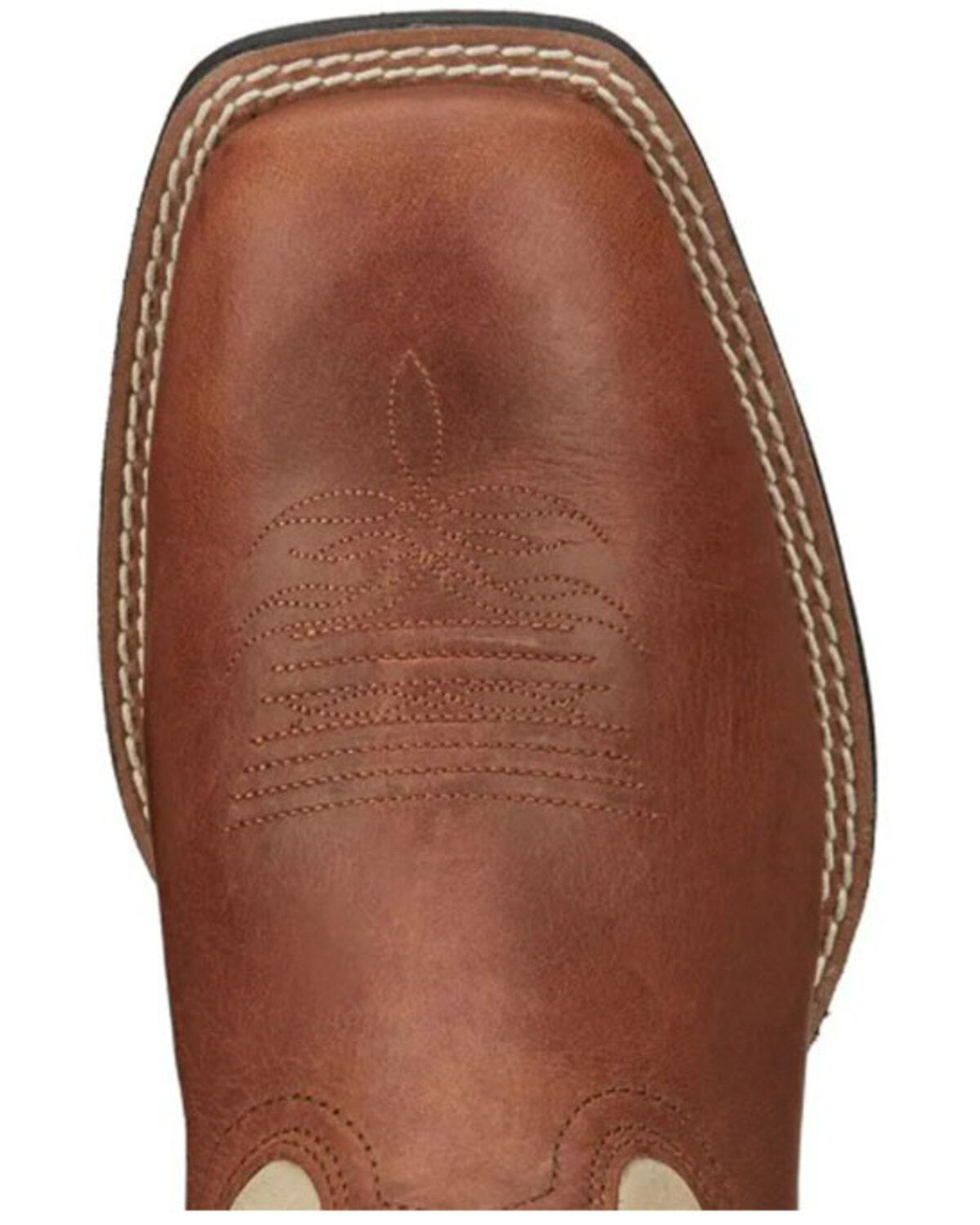 Image #6 - Justin Men's Stampede Canter Performance Western Boots - Broad Square Toe, Brown, hi-res