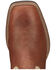 Image #6 - Justin Men's Stampede Canter Performance Western Boots - Broad Square Toe, Brown, hi-res