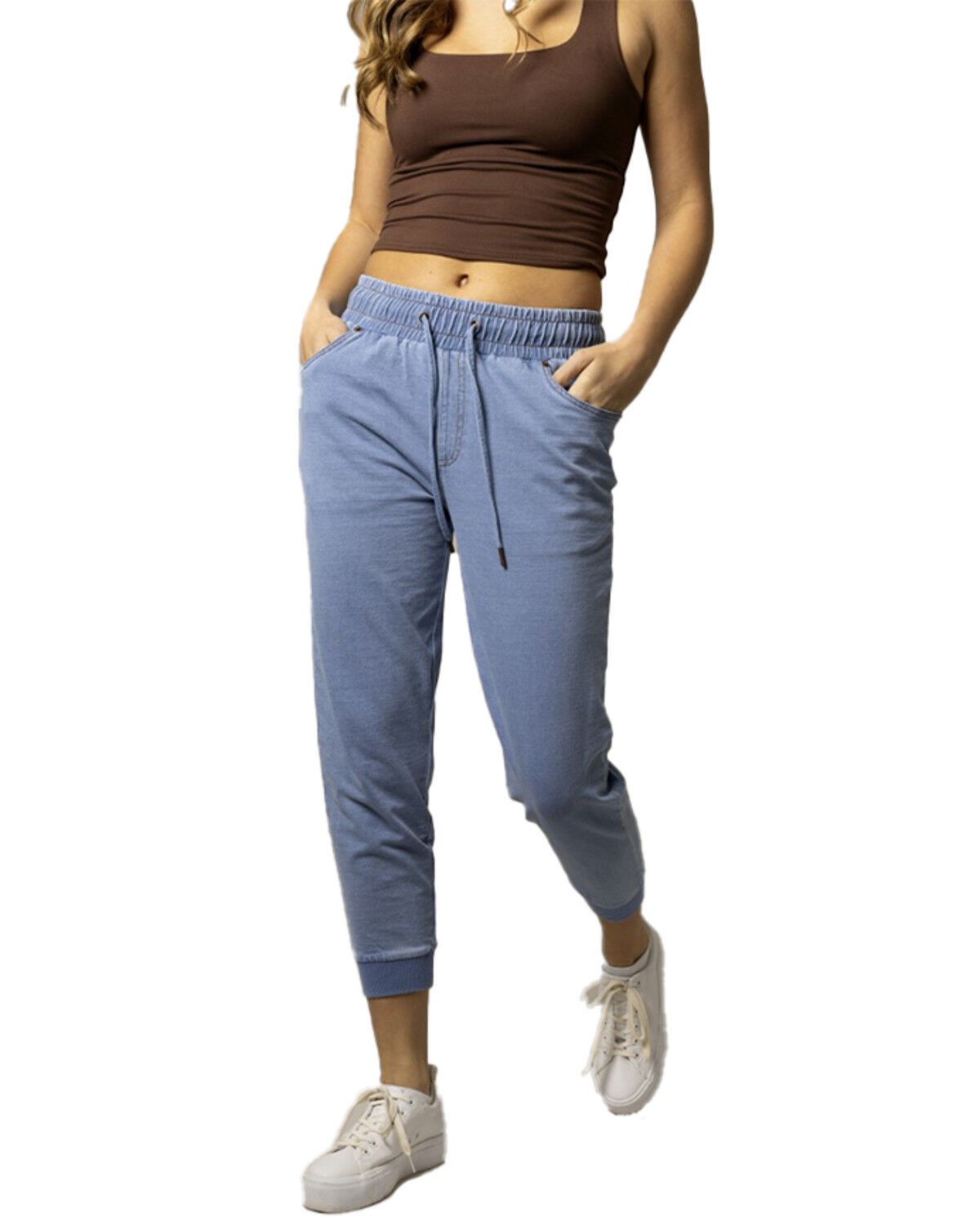Kimes Ranch Women's Mid Rise Jogger Sweatpants, Indigo, hi-res