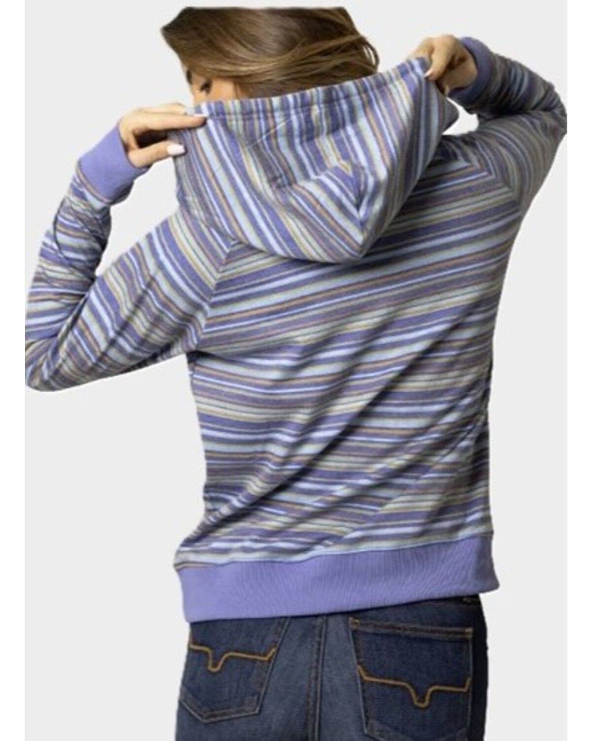 Image #2 - Kimes Ranch Women's Kenzie Logo Hoodie, Blue, hi-res