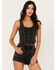 Image #1 - Idyllwind Women's Delrose Drive Studded Denim Vest, Black, hi-res