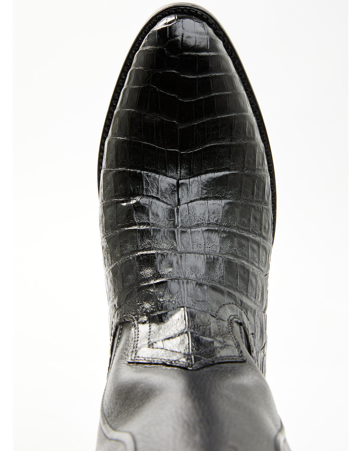 Image #6 - Cody James Black 1978&reg; Men's Chapman Exotic Caiman Belly Western Boots - Round Toe, Black, hi-res