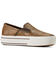Image #1 - Ariat Women's Skylar Floral Embossed Slip-On Casual Shoes - Round Toe, Brown, hi-res