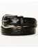 Image #1 - Cody James Black 1978&trade; Men's Dawson Exotic Full Quill Ostrich Leather Belt, Black, hi-res