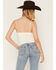 Image #4 - By Together Women's Eyelet Cutout Sleeveless Tank Top, Ivory, hi-res