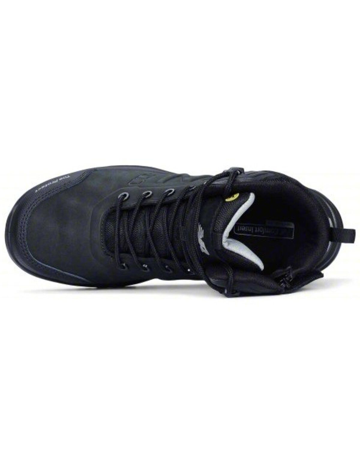 Image #2 - New Balance Men's Calibre Work Boots - Composite Toe, Black/grey, hi-res
