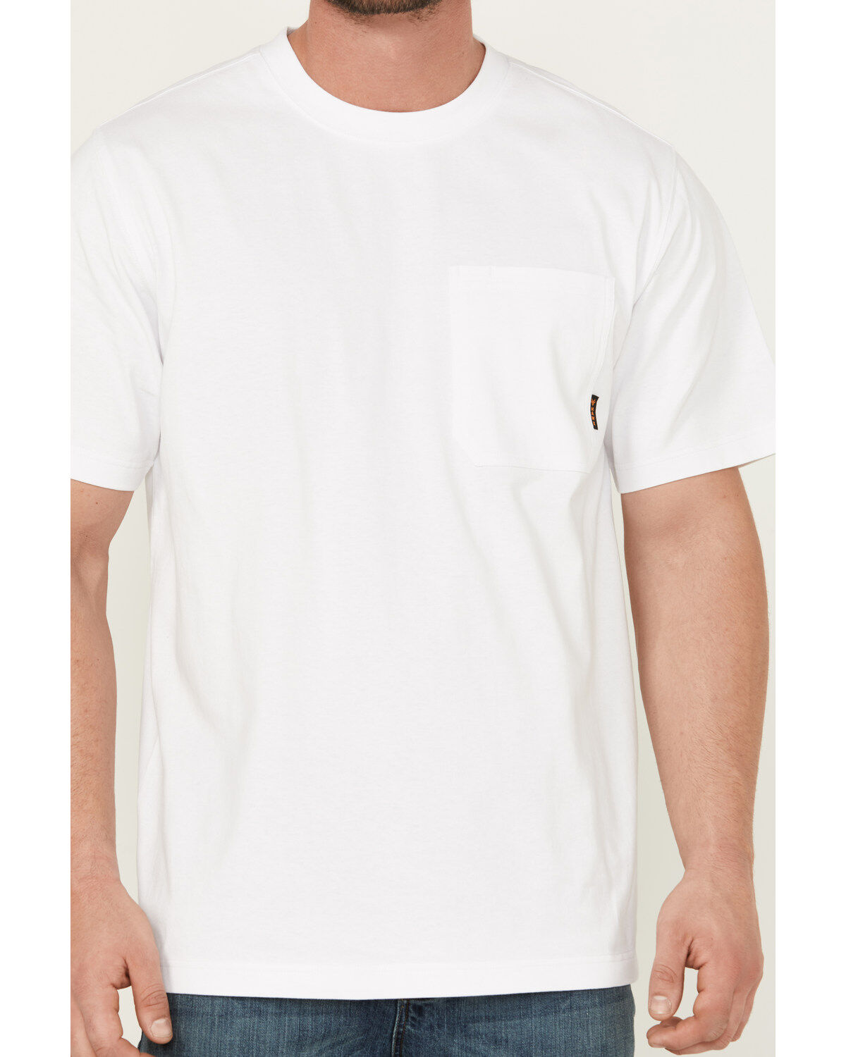 Image #3 - Hawx Men's Forge Solid Short Sleeve T-Shirt, White, hi-res