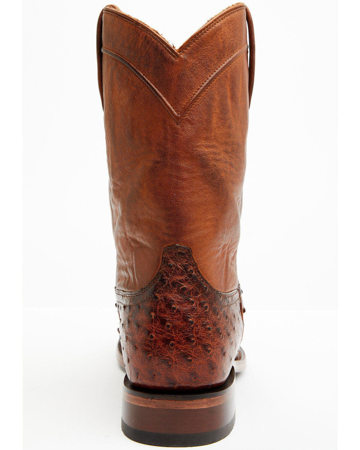 Image #5 - Cody James Black 1978&reg; Men's Carmen Exotic Full-Quill Ostrich Roper Boots - Round Toe, Cognac, hi-res