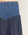 Image #4 - Wrangler Women's Modern Two Tone Denim Maxi Skirt, Blue, hi-res