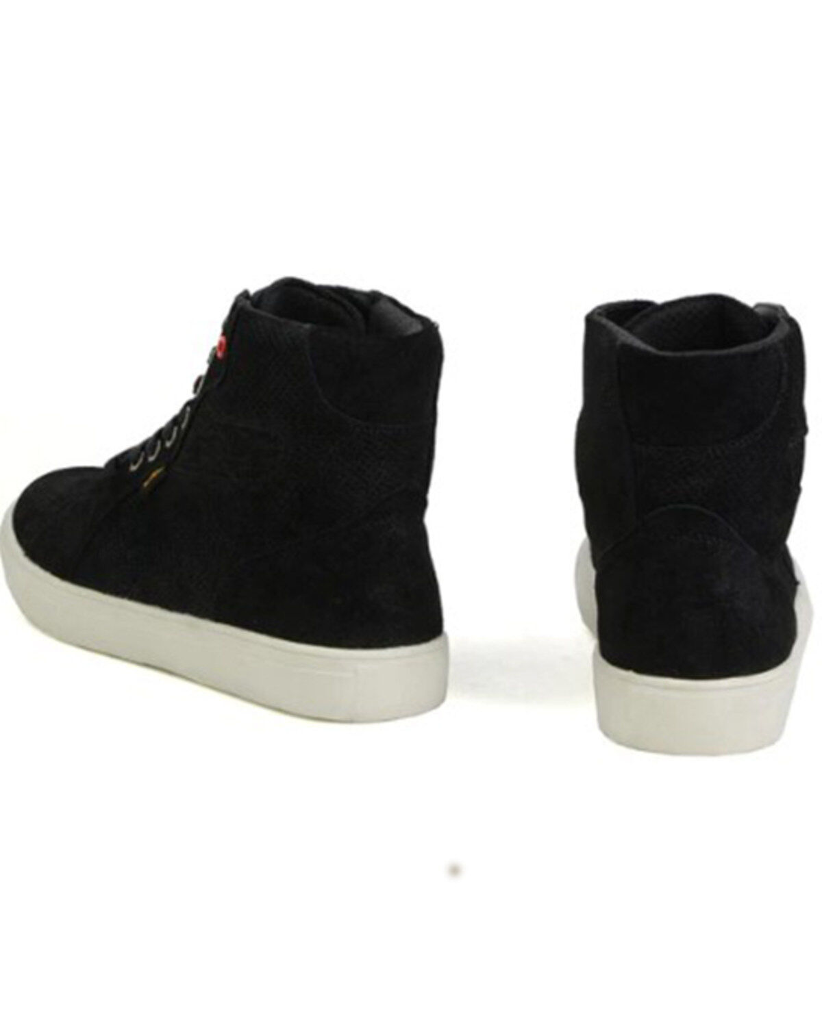 Image #2 - Milwaukee Leather Men's Vintage High-Top Reinforced Street Riding Waterproof Shoes - Round Toe, Black, hi-res