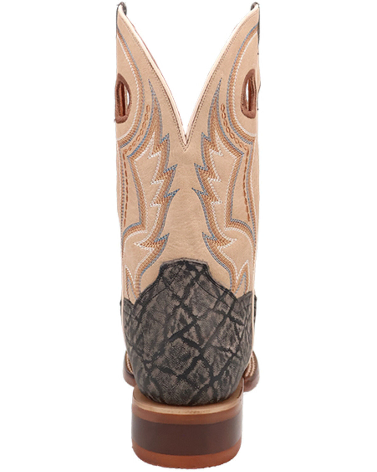 Image #5 - Dan Post Men's Elephant Print Performance Western Boots - Broad Square Toe, Black, hi-res