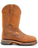 Image #2 - Hawx Men's ASE7 Radian Waterproof Western Work Boots - Composite Toe, Brown, hi-res