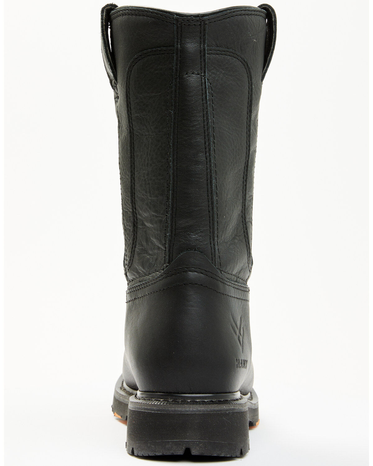 Image #5 - Hawx Men's 11" Industrial Wellington Work Boots - Composite Toe, Black, hi-res