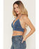 Image #4 - Cleo + Wolf Women's Cleo Medium Wash Denim Bralette, Medium Wash, hi-res
