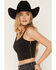 Image #2 - Levi's Women's Jadine Denim Cami Tank, Black, hi-res