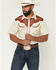 Image #1 - Sendero Provisions Men's Cody Embroidered Horse Short Sleeve Snap Western Shirt, Oatmeal, hi-res