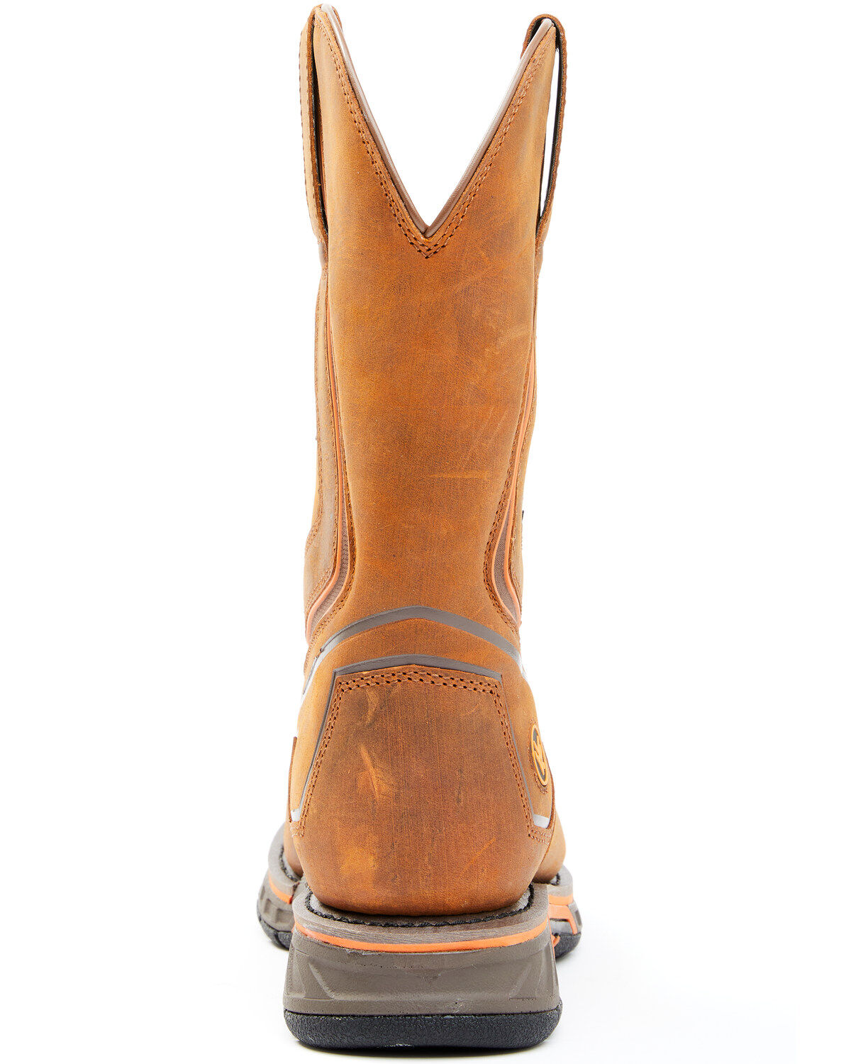 Image #5 - Hawx Men's ASE7 Radian Waterproof Western Work Boots - Composite Toe, Brown, hi-res