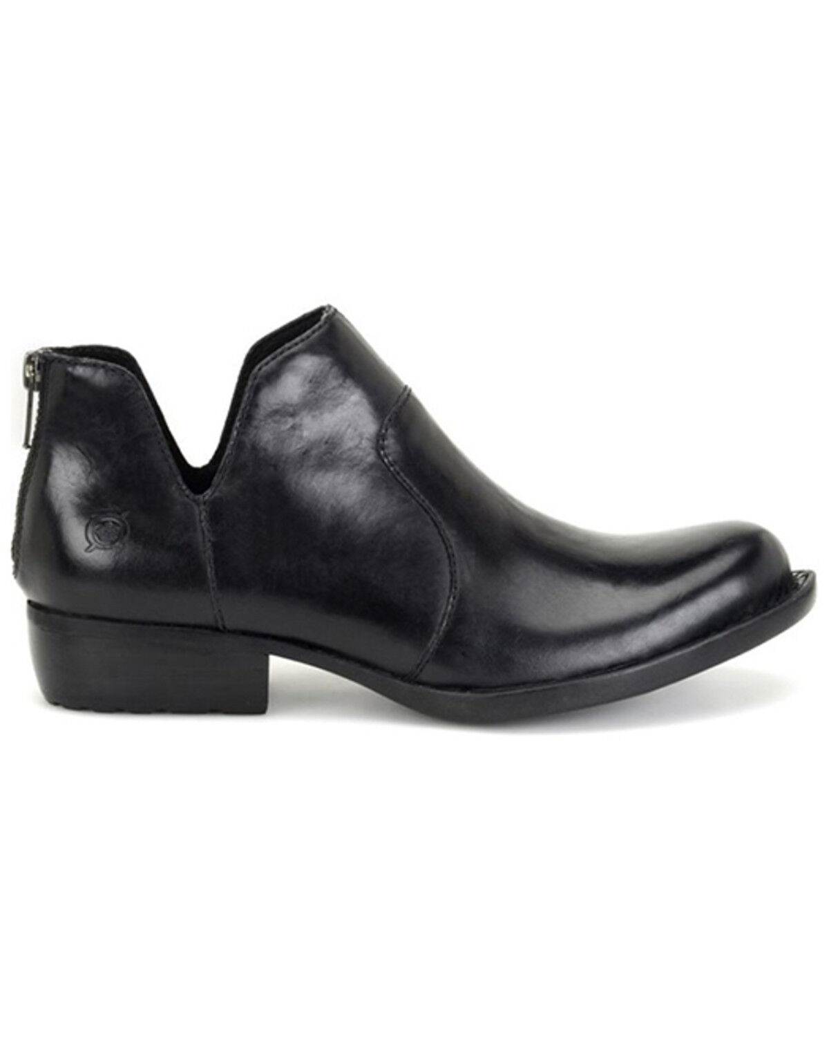 Image #2 - Born Women's Kerri Booties - Round Toe, Black, hi-res