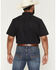 Image #4 - Cody James Men's Basic Solid Short Sleeve Button-Down Stretch Western Shirt - Tall, Black, hi-res