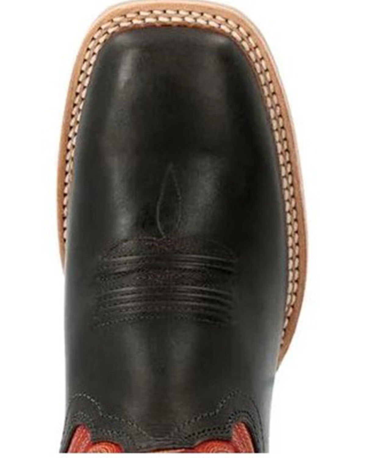 Image #6 - Durango Women's Lady Rebel Pro Crimson Performance Western Boot - Broad Square Toe, Black/red, hi-res