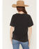 Image #4 - Rock & Roll Denim Women's Cowgirl Steerhead Short Sleeve Graphic Tee, Black, hi-res