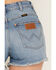 Image #4 - Wrangler Women's Riyah Medium Wash Cowboy Stretch Denim Shorts, Medium Wash, hi-res