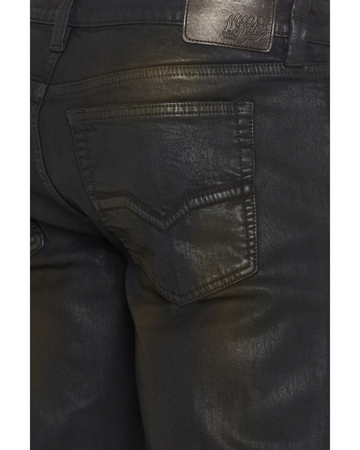Image #4 - Moonshine Spirit&reg; Men's Rosco Wash Decker Slim Straight Stretch Denim Jeans, Black, hi-res