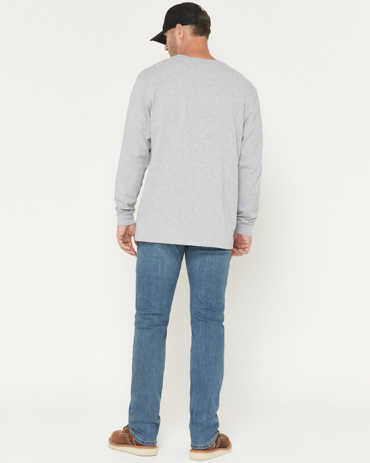 Image #3 - Carhartt Men's Rugged Flex&reg; Relaxed Straight Work Jeans, Blue, hi-res