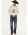 Image #1 - RANK 45&reg; Men's Roughstock Thunder Wash Trigger Slim Bootcut Durable Stretch Denim Jeans, Dark Wash, hi-res
