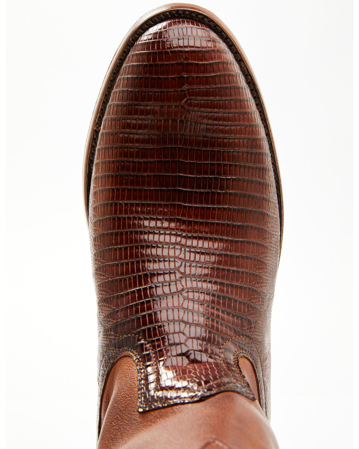 Image #6 - Cody James Black 1978&reg; Men's Carmen Exotic Teju Lizard Roper Boots - Round Toe, Cognac, hi-res