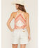Image #4 - Rock & Roll Denim Women's Bandana Print Tank Top, Orange, hi-res