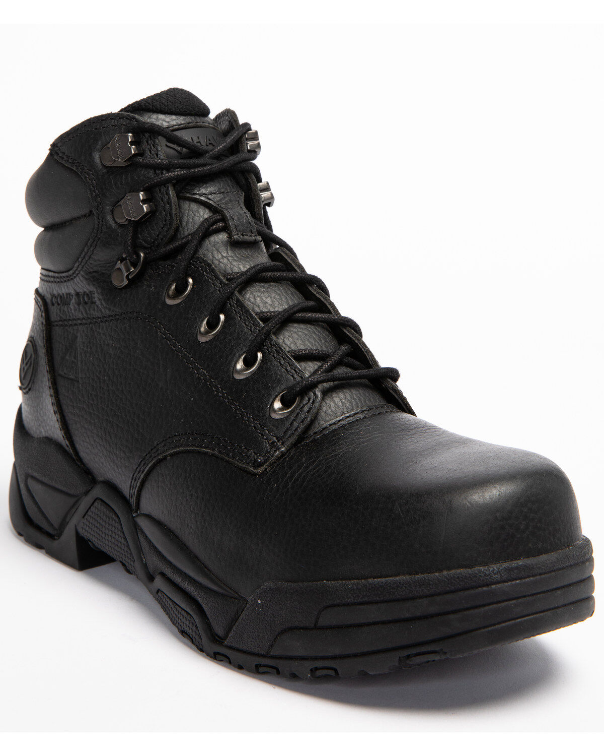 Hawx Men's 6" Enforcer Work Boots - Composite Toe, Black, hi-res