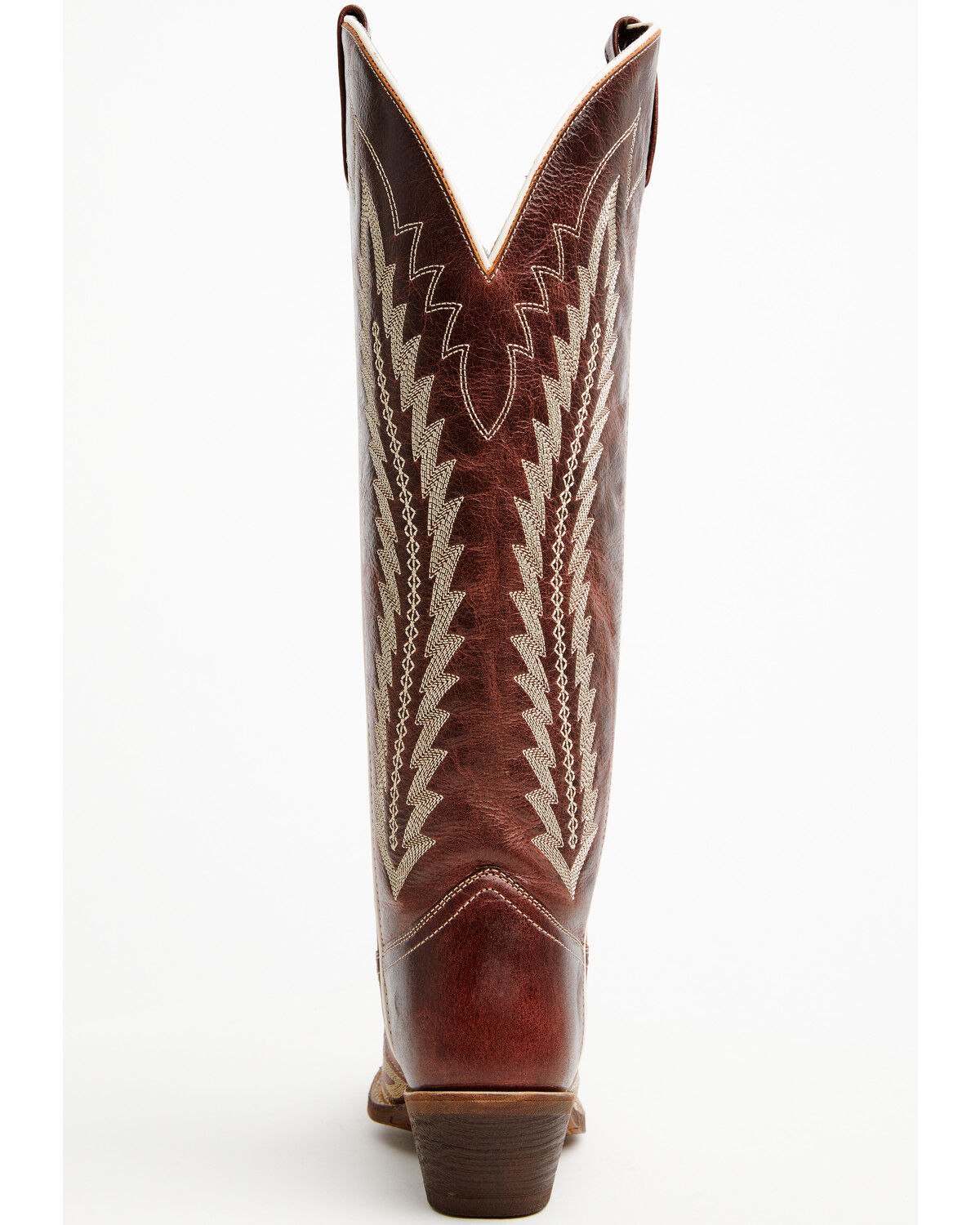 Image #5 - Laredo Women's Roxelle Wide Calf Tall Western Boots - Snip Toe, Red, hi-res