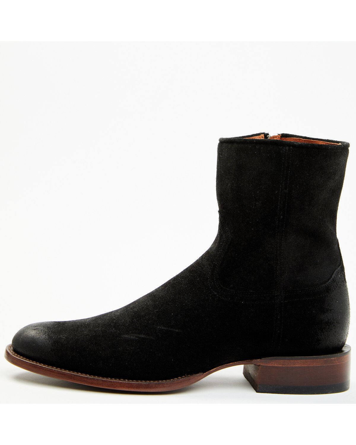 Image #4 - Moonshine Spirit&reg; Men's Pancho Roughout Ankle Boots - Round Toe, Black, hi-res