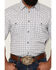 Image #3 - Gibson Trading Co Men's Vibe Check Geo Print Short Sleeve Snap Western Shirt, White, hi-res