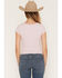 Image #4 - Shyanne Women's Floral Jacquard Short Sleeve Shirt, Violet, hi-res