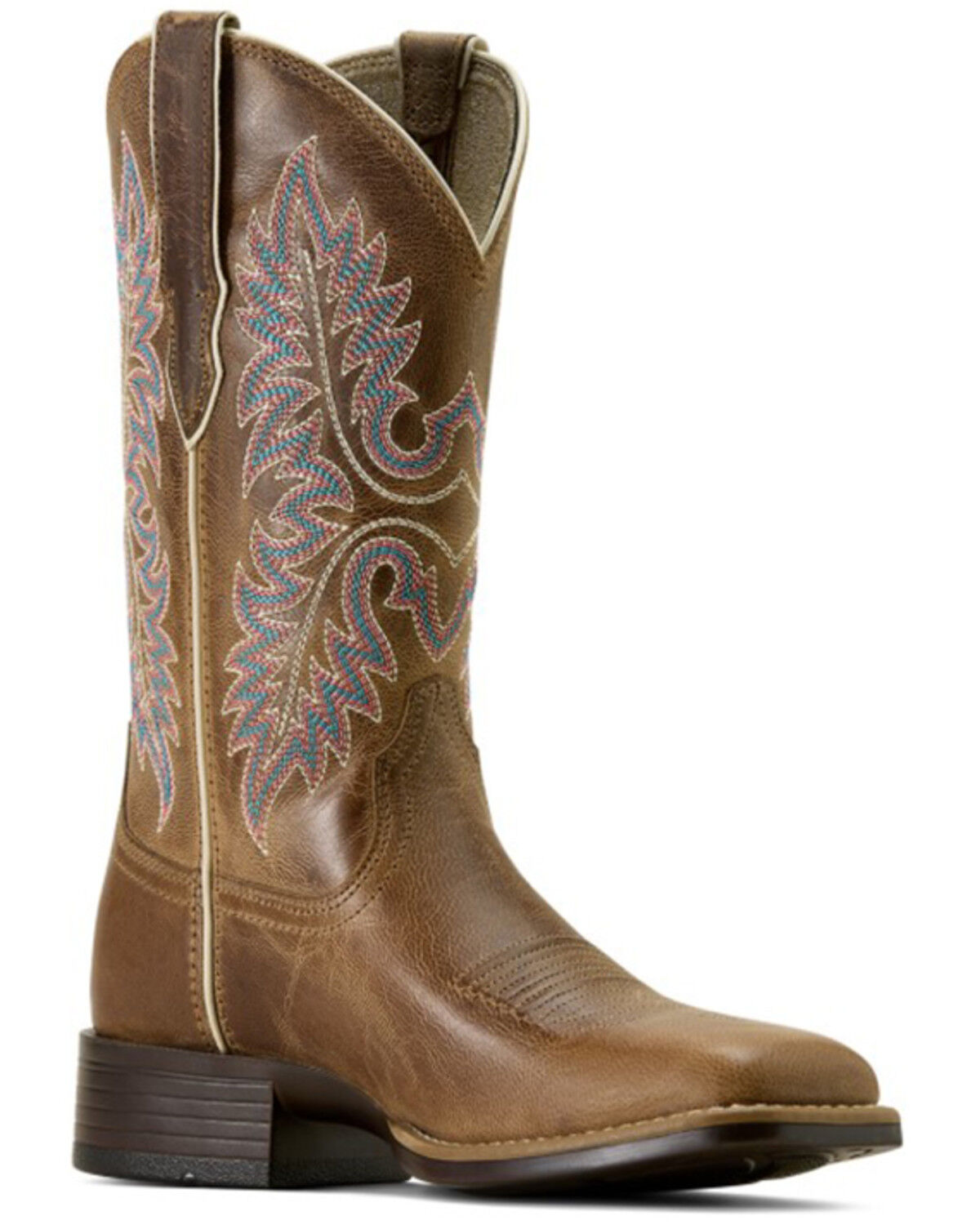 Ariat Women's Canyon Point Performance Western Boots - Broad Square Toe, Brown, hi-res