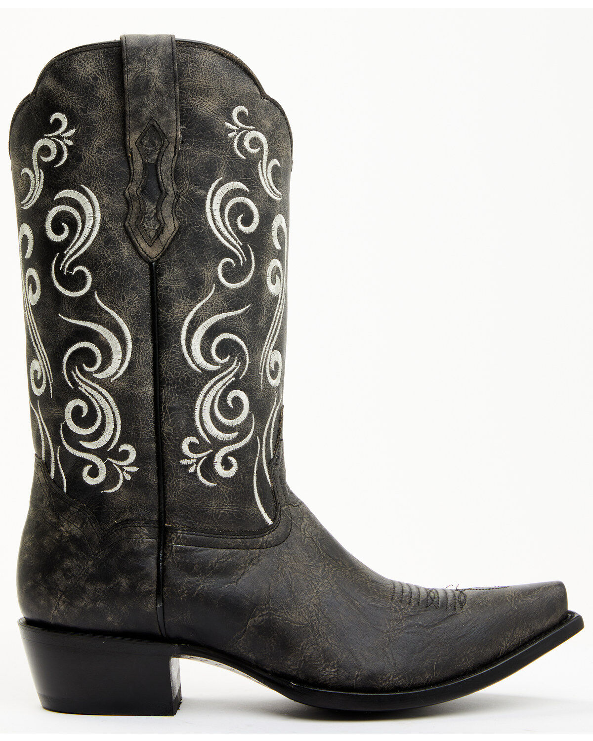 Image #2 - Moonshine Spirit&reg; Men's Clover Western Boots - Snip Toe, Black, hi-res