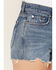 Image #2 - 7 For All Mankind Women's Stampede Medium Wash Mid Rise June Denim Shorts, Medium Wash, hi-res