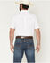 Image #4 - Cody James Men's Basic Solid Short Sleeve Button-Down Stretch Western Shirt, White, hi-res