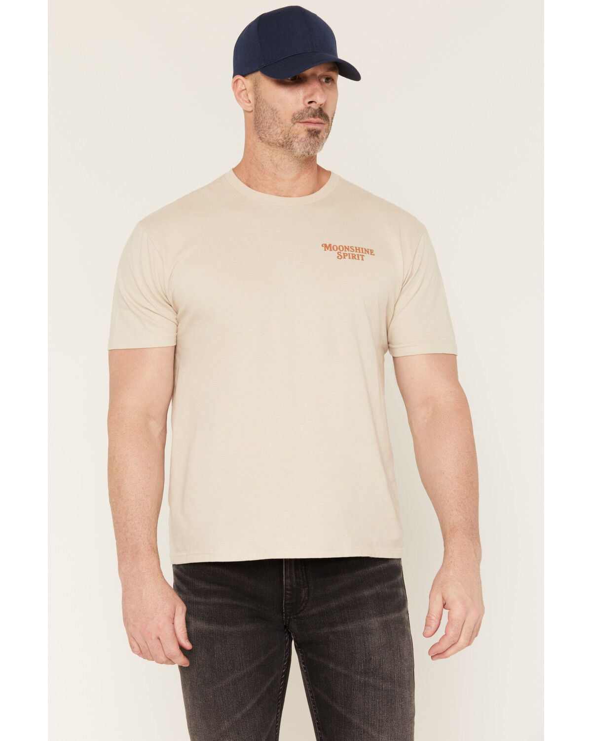 Image #2 - Moonshine Spirit&reg; Men's Cactus Short Sleeve Graphic T-Shirt, Sand, hi-res