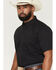 Image #2 - Cody James Men's Basic Solid Short Sleeve Button-Down Stretch Western Shirt, Black, hi-res