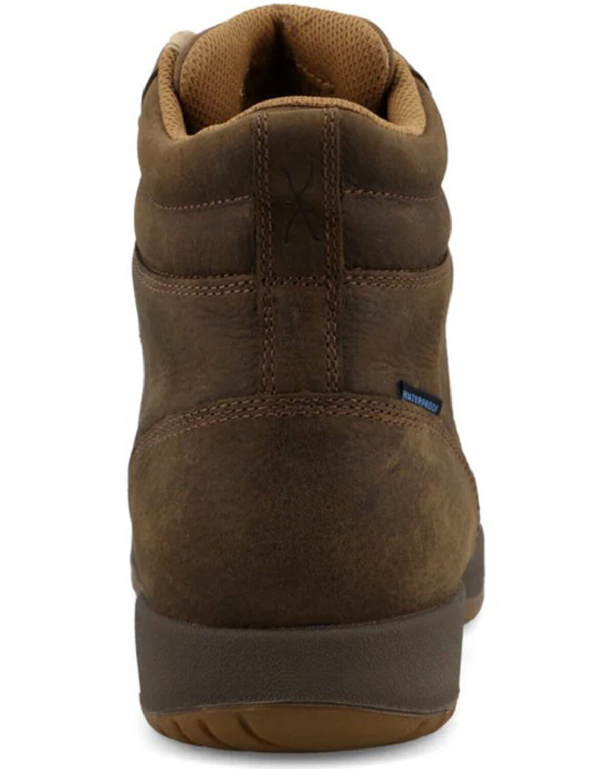 Image #5 - Twisted X Men's 6" Moc Work Boots - Nano Composite Toe, Brown, hi-res